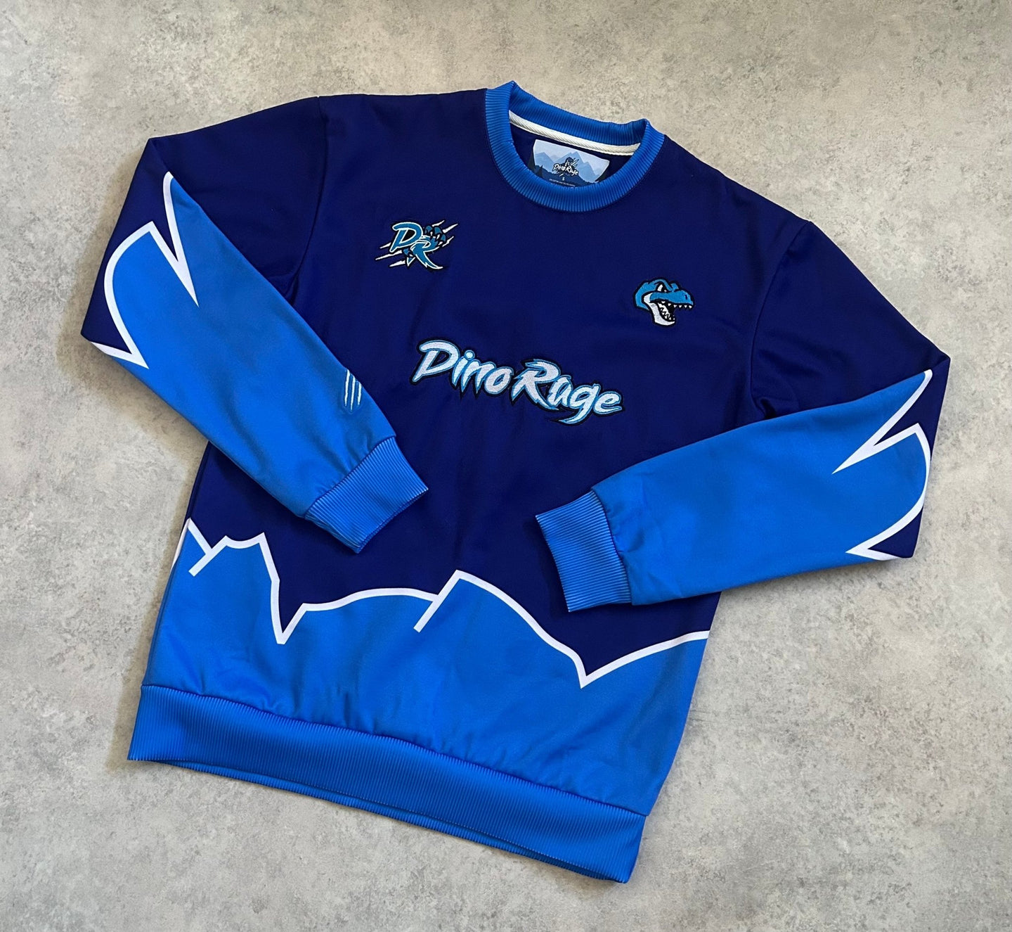 Crewneck "MOUNTAIN" - DEEP NAVY - Dino RageCrewneck