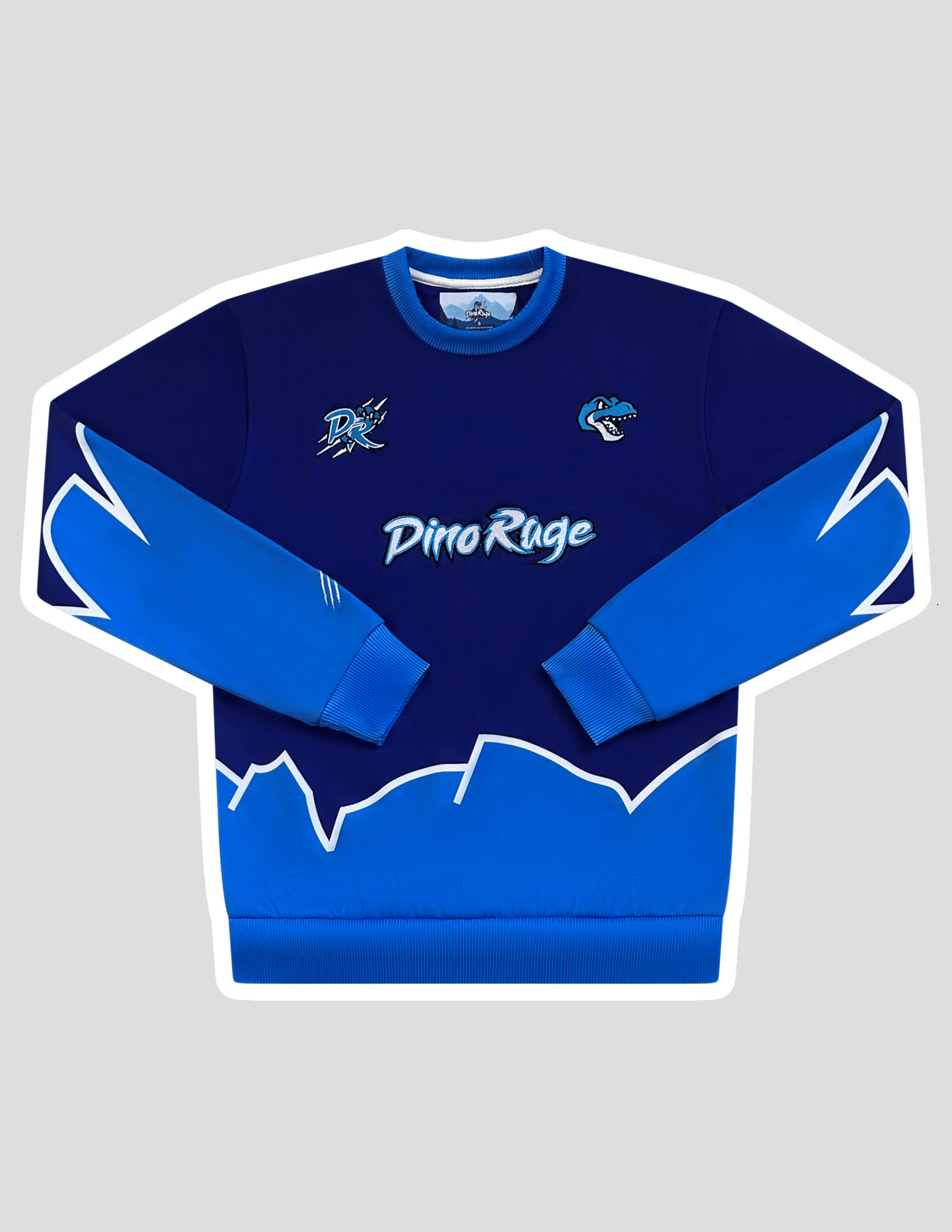 Crewneck "MOUNTAIN" - DEEP NAVY - Dino RageCrewneck